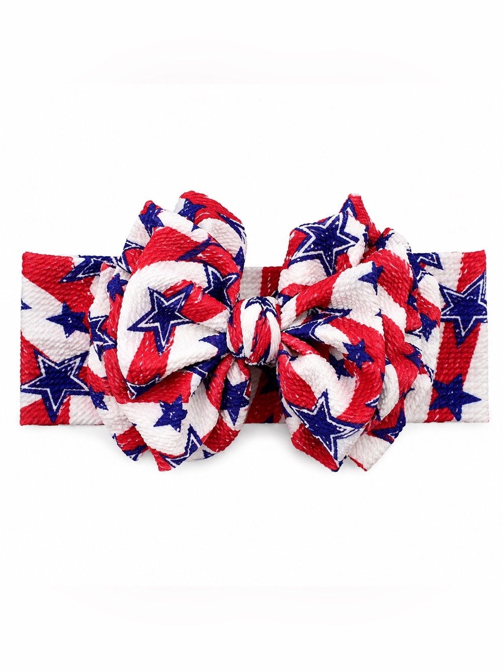 BRAND NEW WITH TAGS Girls Stars & Stripes Big Tassel Headband Infant to Toddler